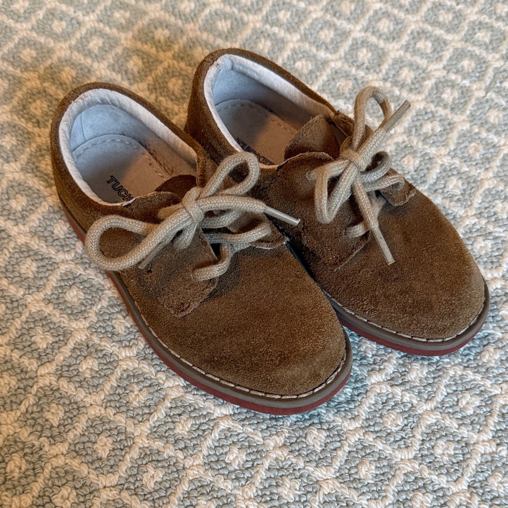 Tucker and Tate Brown Suede Kids Shoes